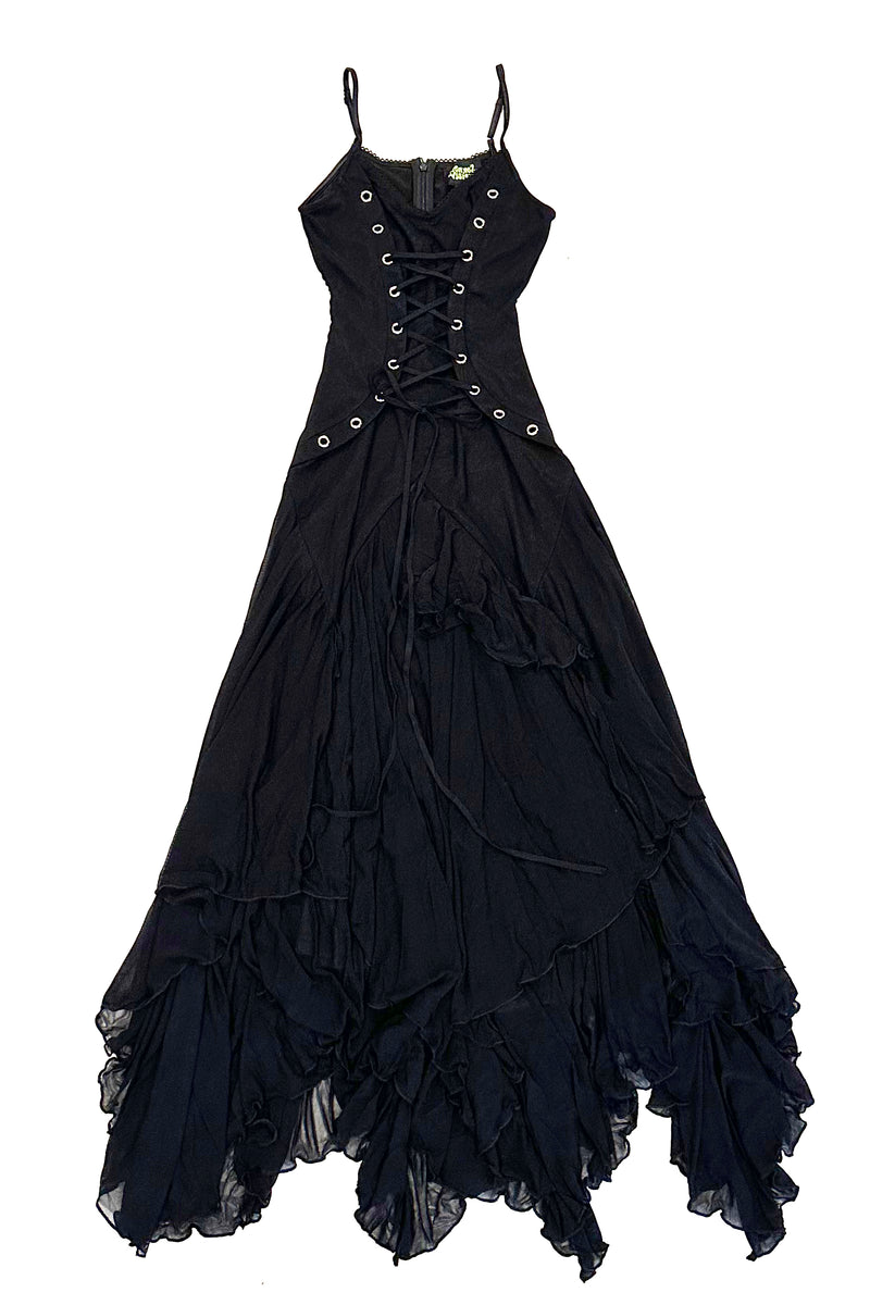 Yesenia Black Corset Dress