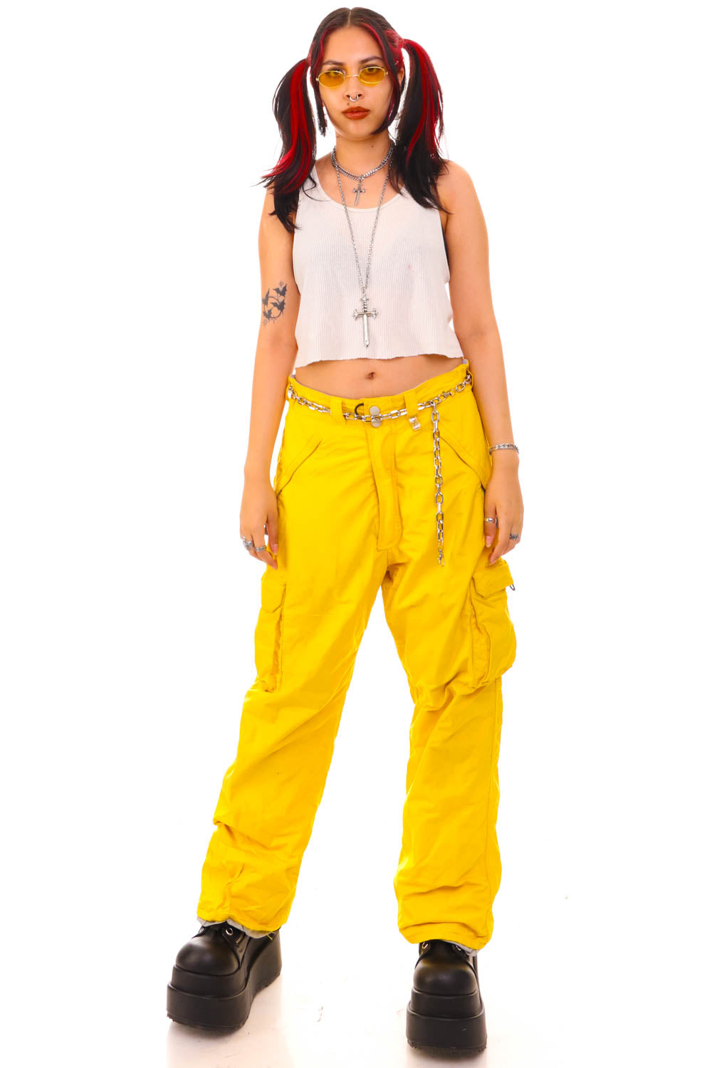 Vintage 90's Yellow Brat Utility Pants - S/M – Tunnel Vision