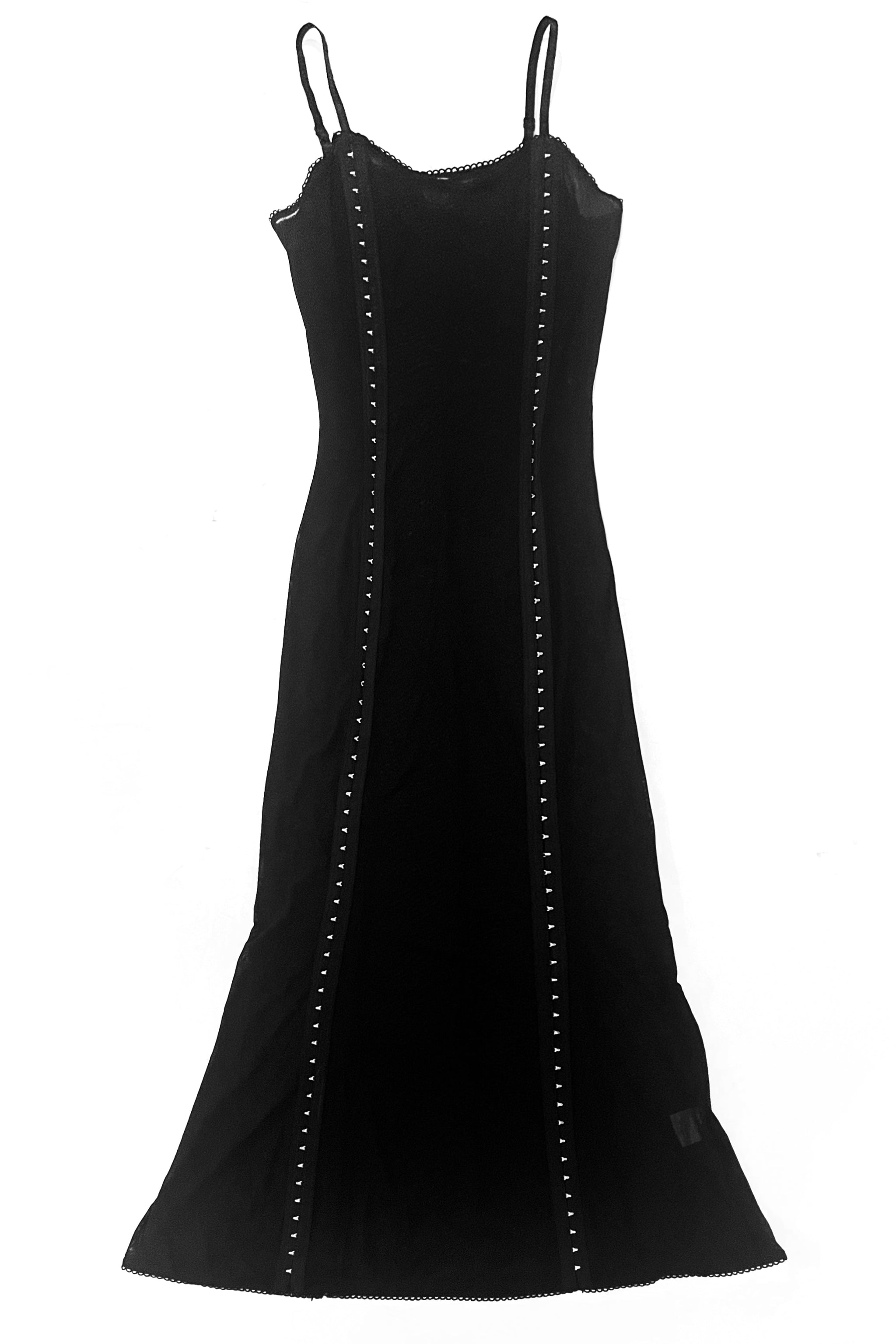 Black Amarantha Hook and Eye Maxi Dress – TUNNEL VISION