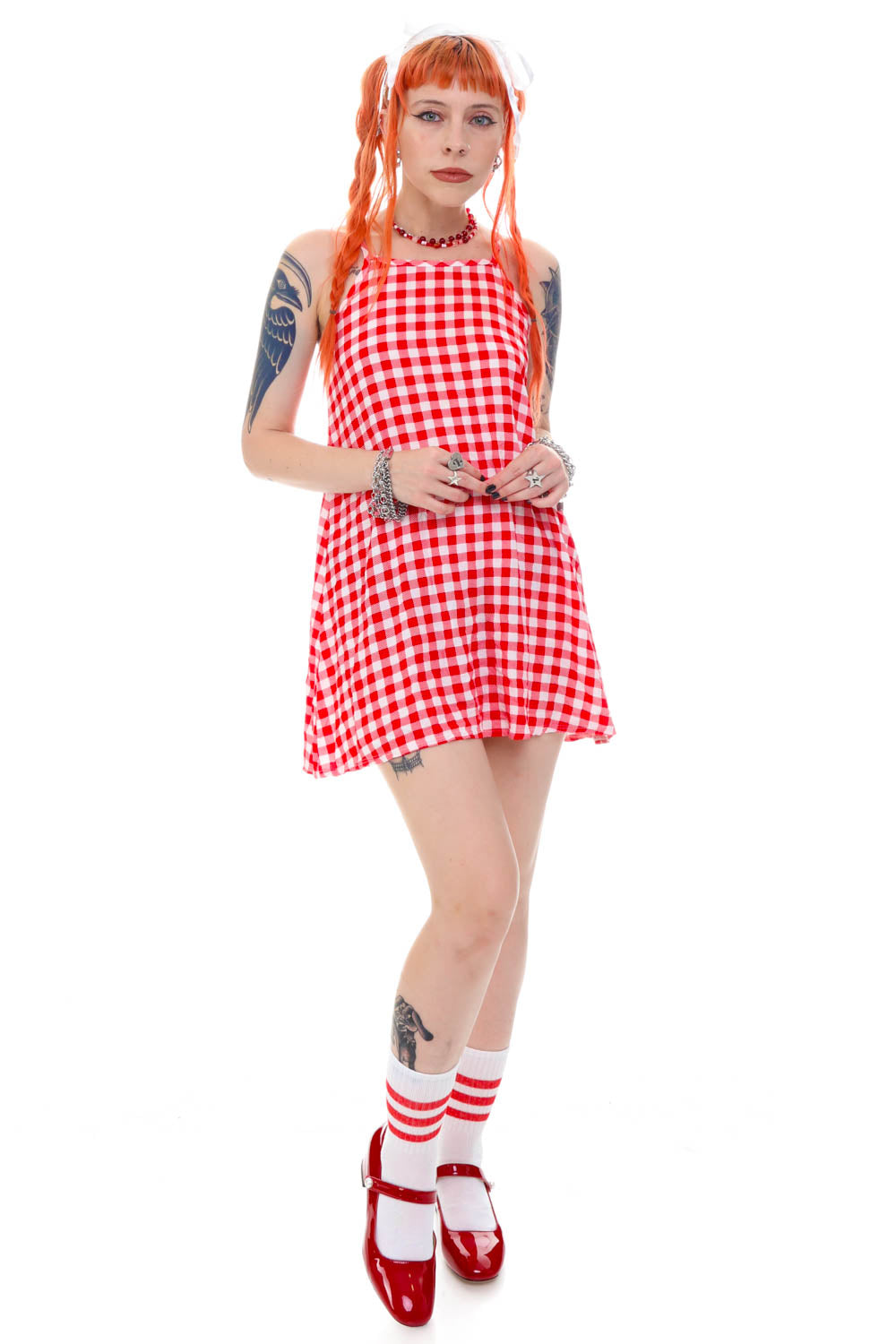 Gingham tank dress best sale