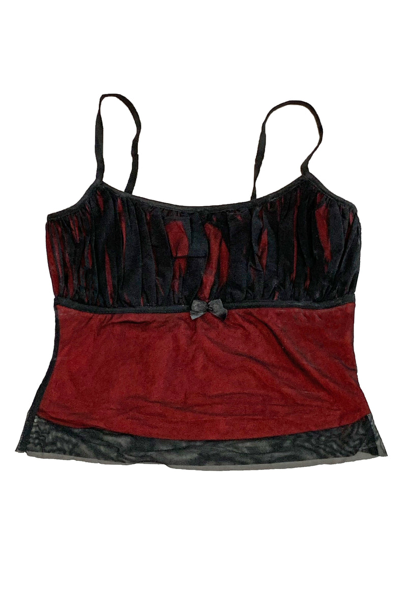 Black & Red Princess Top – Tunnel Vision