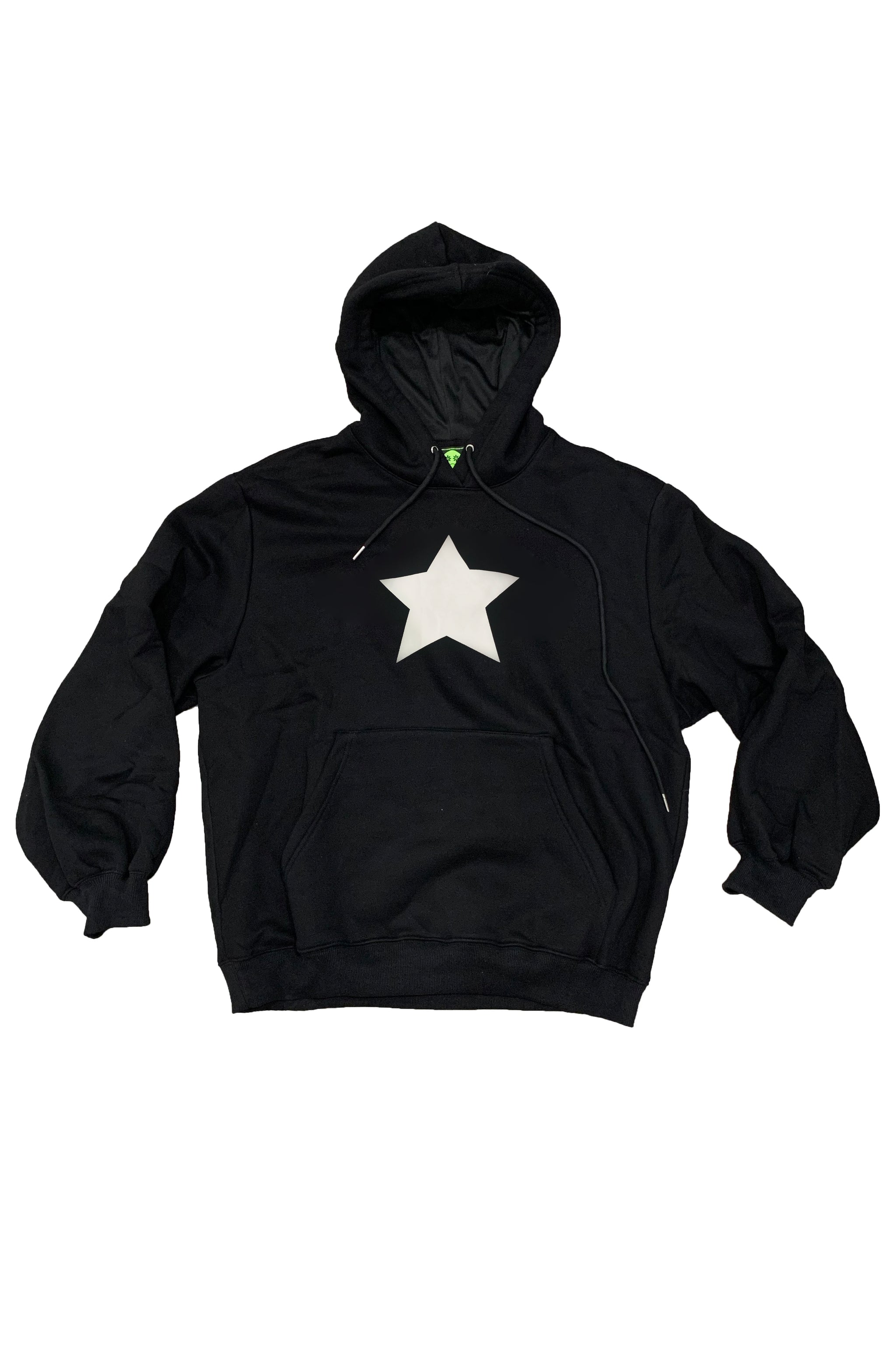 Star Black Oversized Hoodie – Tunnel Vision Star Black Oversized Hoodie – Tunnel Vision